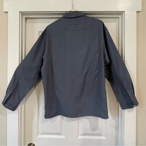 Duluth Trading Co Mens Fishing Shirt No Fly Zone Long Sleeves Size Large - Picture 2 of 7